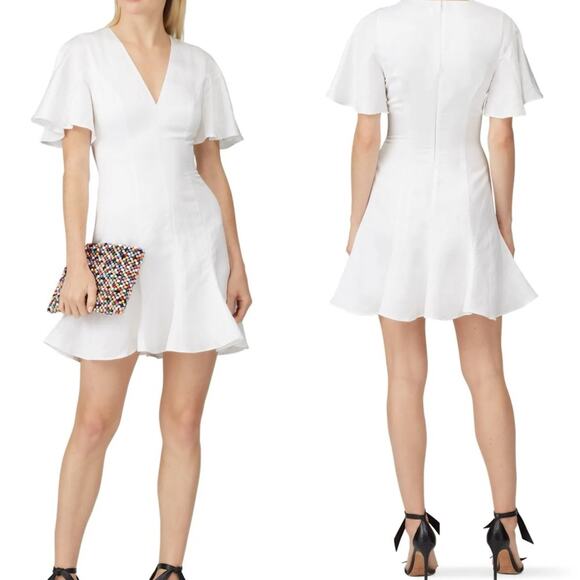 Keepsake The Label Ivory Magnetic Sleeve Mini Dress XS - Picture 1 of 11